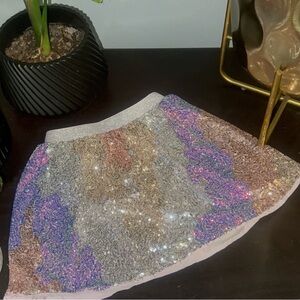 H&M Sparkling Multicolor Kids Skirt